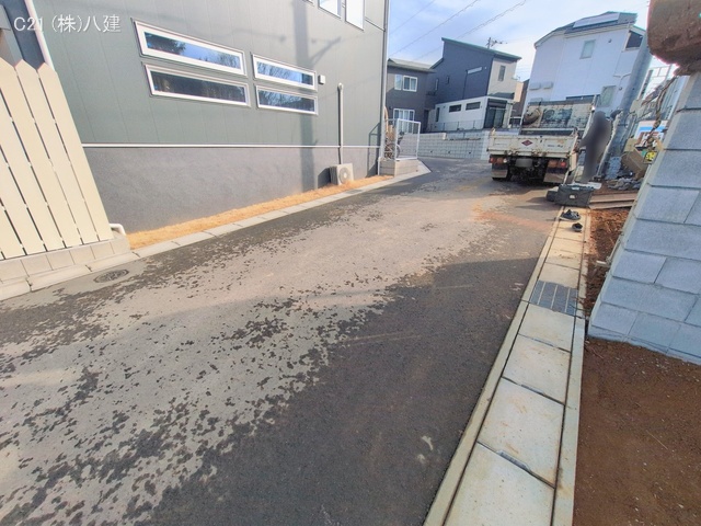 千葉県柏市高田の新築戸建て更地・土地写真 2026年2月17日撮影