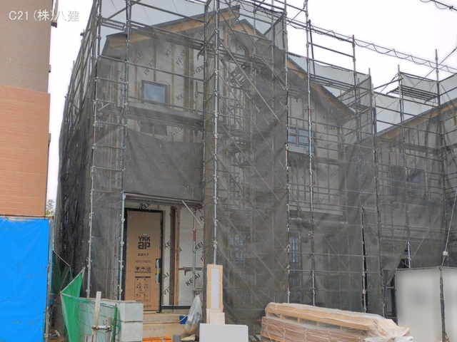 千葉県柏市高田の新築戸建てシート写真 2026年4月22日撮影