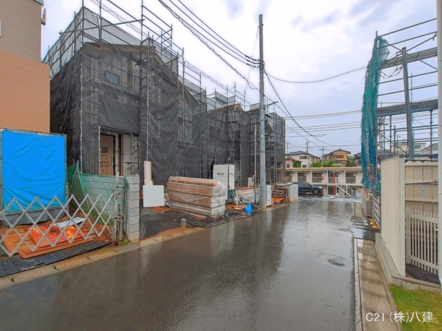 千葉県柏市高田の新築戸建てシート写真 2026年4月22日撮影