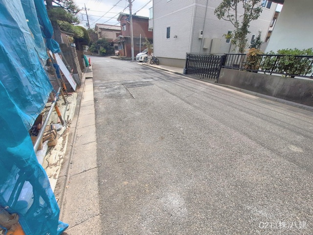 千葉県柏市西原1丁目の新築戸建てシート写真 2026年2月23日撮影