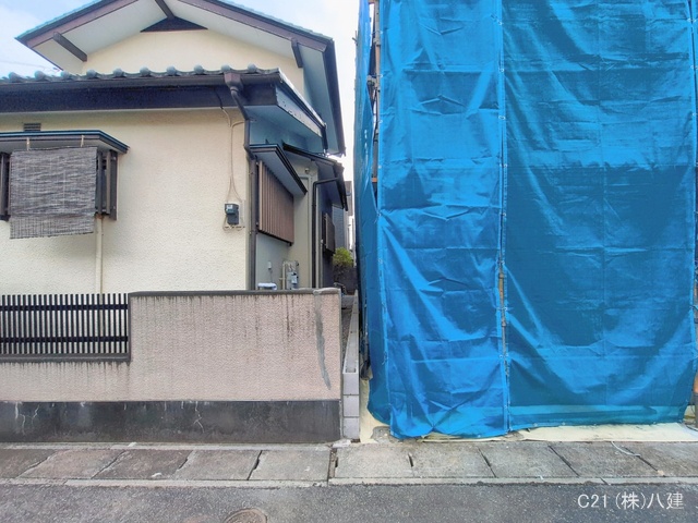 千葉県柏市西原1丁目の新築戸建てシート写真 2026年2月23日撮影