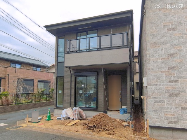 千葉県柏市西原1丁目の新築戸建て外構写真 2026年3月24日撮影