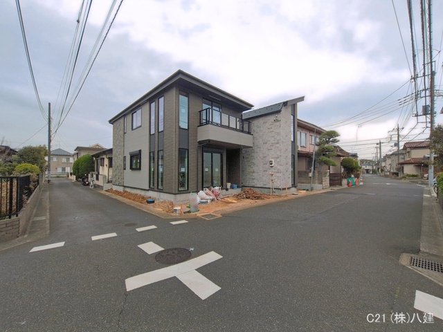 千葉県柏市西原1丁目の新築戸建て外構写真 2026年3月24日撮影