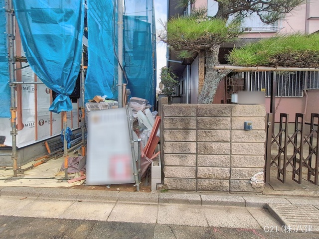 千葉県柏市西原1丁目の新築戸建てシート写真 2026年2月23日撮影