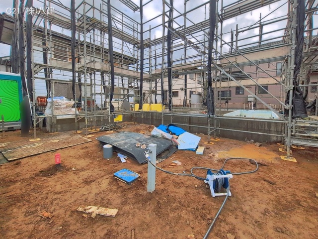 千葉県柏市布施新町4丁目の新築戸建て基礎写真 2026年3月25日撮影