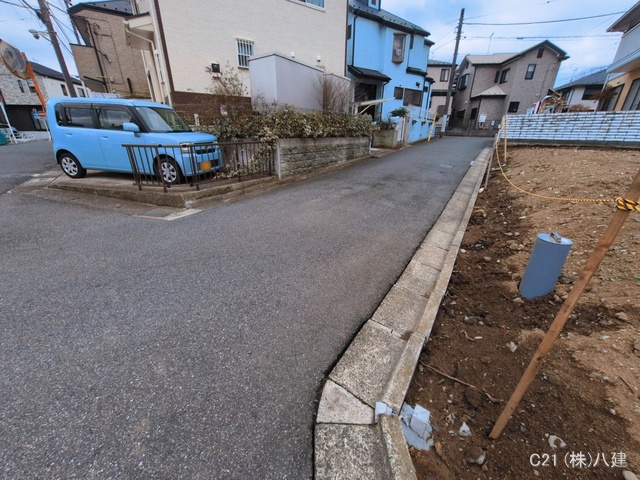 千葉県流山市名都借の新築戸建て更地・土地写真 2026年3月5日撮影