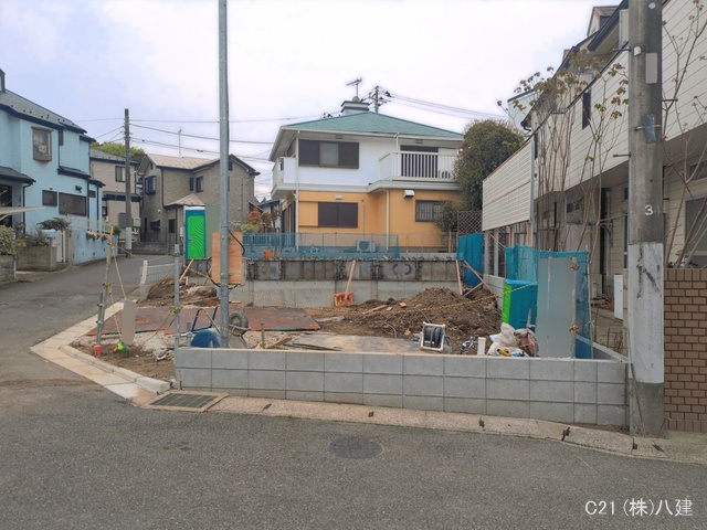 千葉県流山市名都借の新築戸建て基礎写真 2026年4月6日撮影