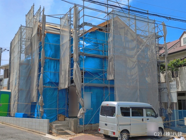 千葉県流山市名都借の新築戸建て上棟写真 2026年5月6日撮影