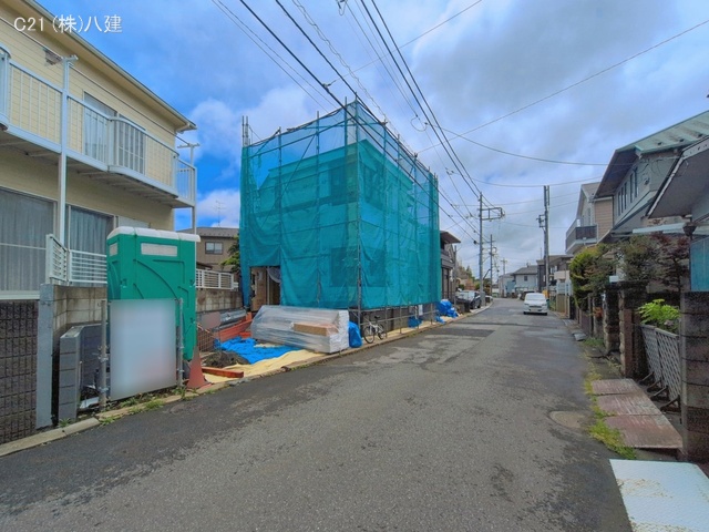千葉県柏市豊上町の新築戸建てシート写真 2026年4月26日撮影