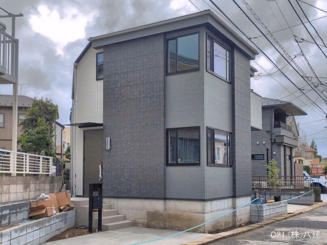 千葉県柏市豊上町の新築戸建て外構写真 2026年6月14日撮影