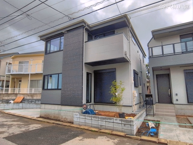 千葉県柏市豊上町の新築戸建て外構写真 2026年6月14日撮影