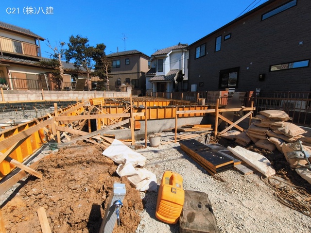 千葉県柏市豊上町の新築戸建て基礎写真 2026年3月11日撮影