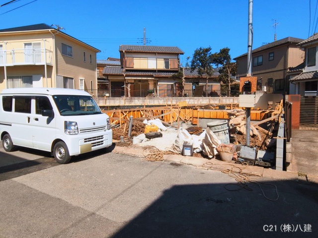 千葉県柏市豊上町の新築戸建て基礎写真 2026年3月11日撮影