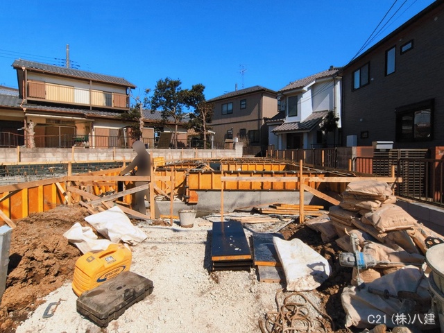 千葉県柏市豊上町の新築戸建て基礎写真 2026年3月11日撮影