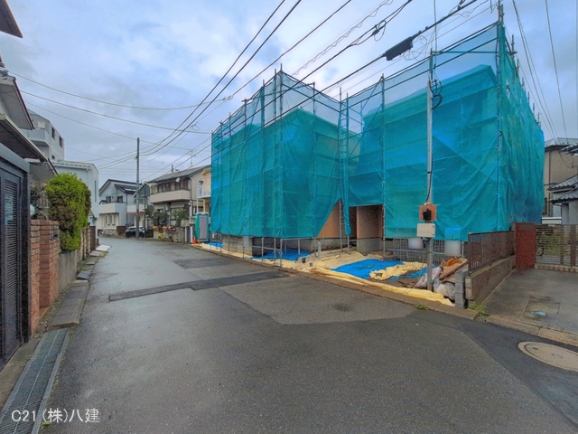 千葉県柏市豊上町の新築戸建て上棟写真 2026年4月9日撮影