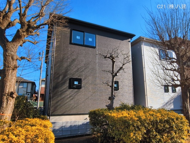 千葉県柏市大津ケ丘１丁目の新築戸建て外構写真 2026年3月11日撮影