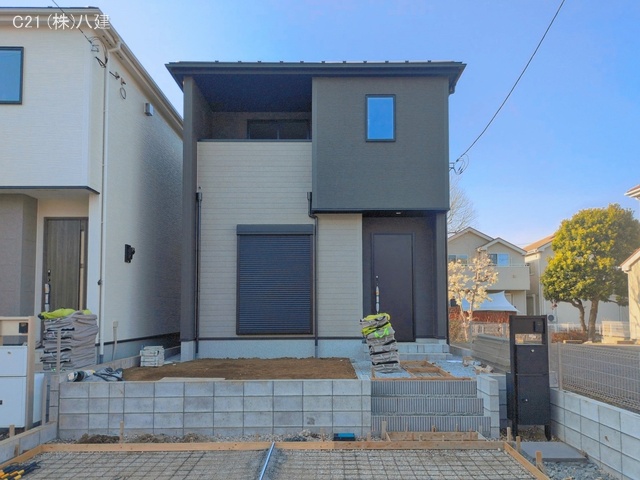 千葉県柏市大津ケ丘１丁目の新築戸建て外構写真 2026年3月22日撮影