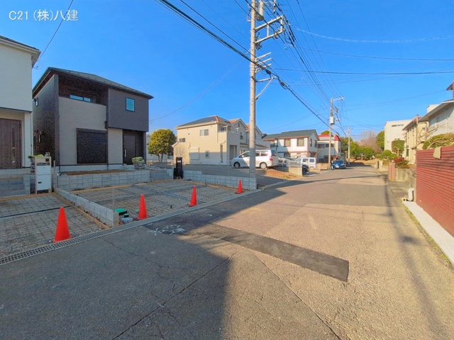 千葉県柏市大津ケ丘１丁目の新築戸建て外構写真 2026年3月22日撮影