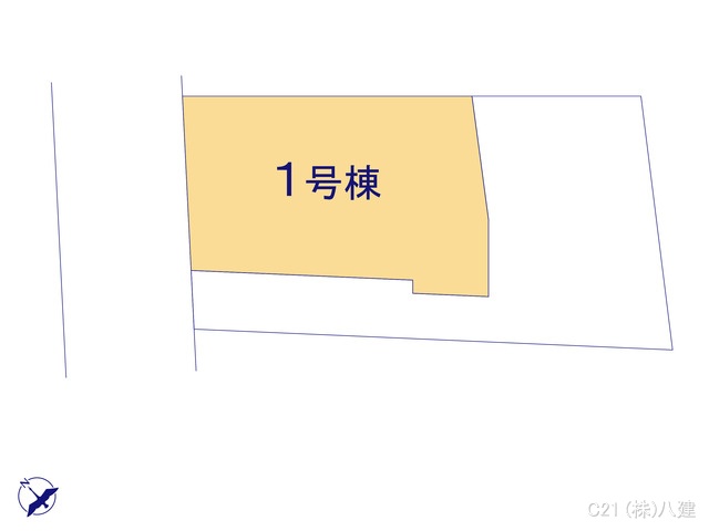 千葉県松戸市常盤平2丁目の新築戸建て全体区画図 ※図面と異なる場合は現況を優先
