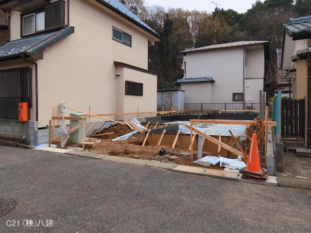 千葉県流山市江戸川台西４丁目の新築戸建て基礎写真 2026年3月17日撮影