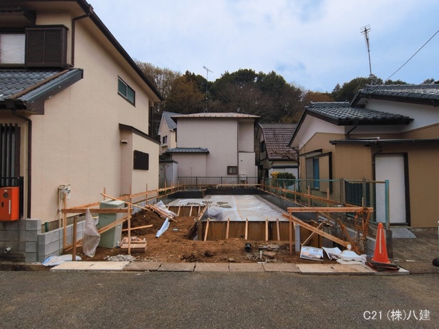 千葉県流山市江戸川台西４丁目の新築戸建て基礎写真 2026年3月17日撮影