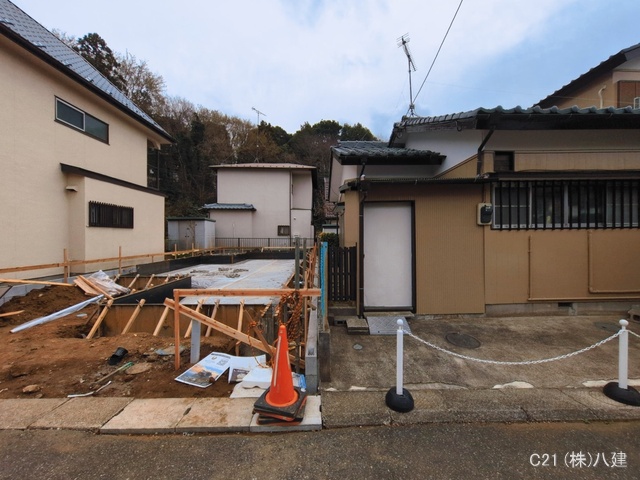 千葉県流山市江戸川台西４丁目の新築戸建て基礎写真 2026年3月17日撮影