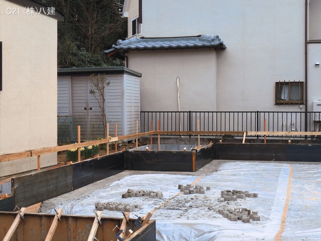 千葉県流山市江戸川台西４丁目の新築戸建て基礎写真 2026年3月17日撮影
