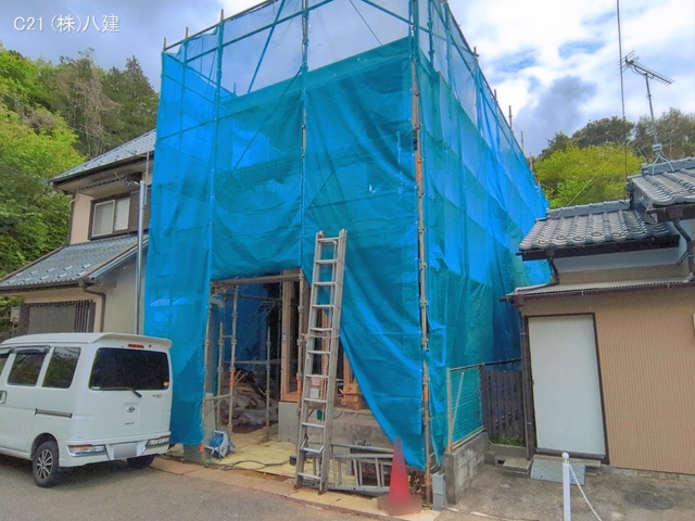 千葉県流山市江戸川台西４丁目の新築戸建て上棟写真 2026年4月14日撮影