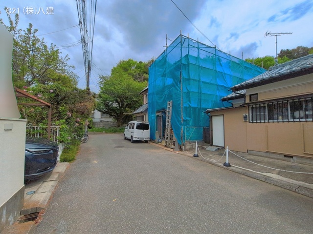 千葉県流山市江戸川台西４丁目の新築戸建て上棟写真 2026年4月14日撮影