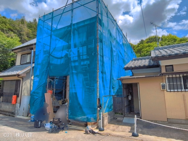 千葉県流山市江戸川台西４丁目の新築戸建てシート写真 2026年5月11日撮影