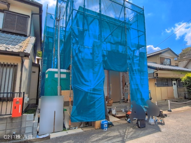 千葉県流山市江戸川台西４丁目の新築戸建てシート写真 2026年5月11日撮影
