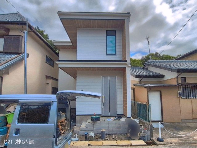 千葉県流山市江戸川台西４丁目の新築戸建て外構写真 2026年6月9日撮影