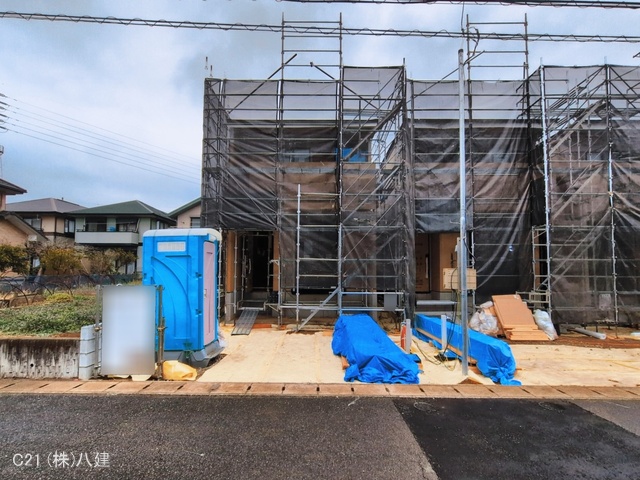 千葉県柏市しいの木台４丁目の新築戸建て上棟写真 2026年3月18日撮影