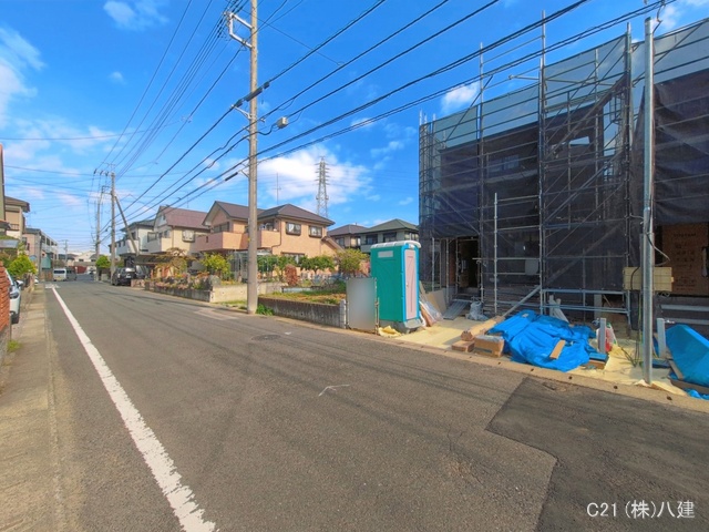 千葉県柏市しいの木台４丁目の新築戸建てシート写真 2026年4月8日撮影