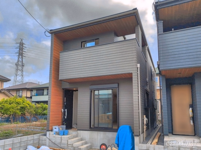 千葉県柏市しいの木台４丁目の新築戸建て外構写真 2026年5月25日撮影