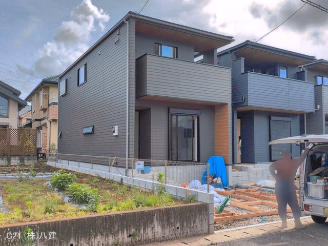 千葉県柏市しいの木台４丁目の新築戸建て外構写真 2026年5月25日撮影