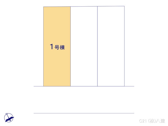 千葉県柏市しいの木台４丁目の新築戸建て全体区画図 ※図面と異なる場合は現況を優先