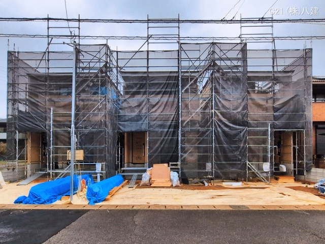 千葉県柏市しいの木台４丁目の新築戸建て上棟写真 2026年3月18日撮影