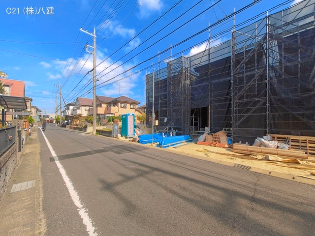 千葉県柏市しいの木台４丁目の新築戸建てシート写真 2026年4月8日撮影