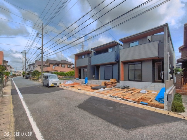 千葉県柏市しいの木台４丁目の新築戸建て外構写真 2026年5月25日撮影