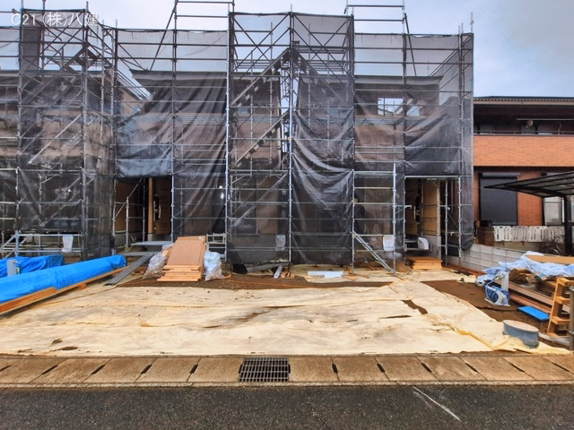 千葉県柏市しいの木台４丁目の新築戸建て上棟写真 2026年3月18日撮影