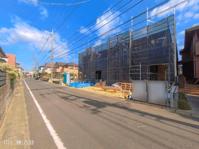 千葉県柏市しいの木台４丁目の新築戸建てシート写真 2026年4月8日撮影