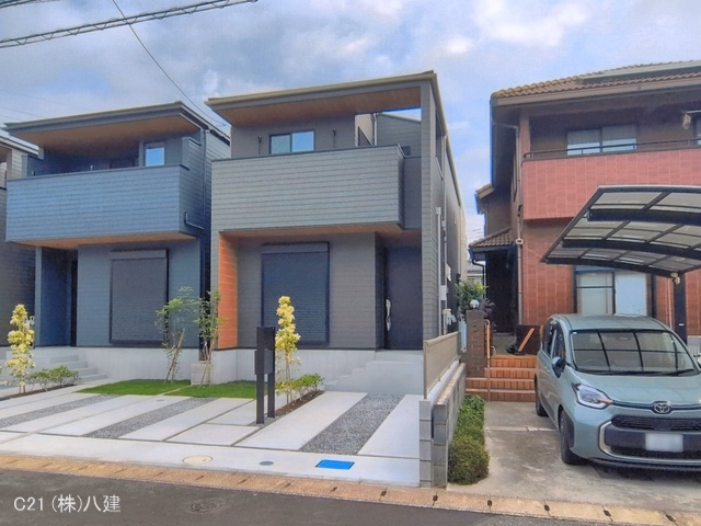 千葉県柏市しいの木台４丁目の新築戸建て完成写真 2026年6月23日撮影