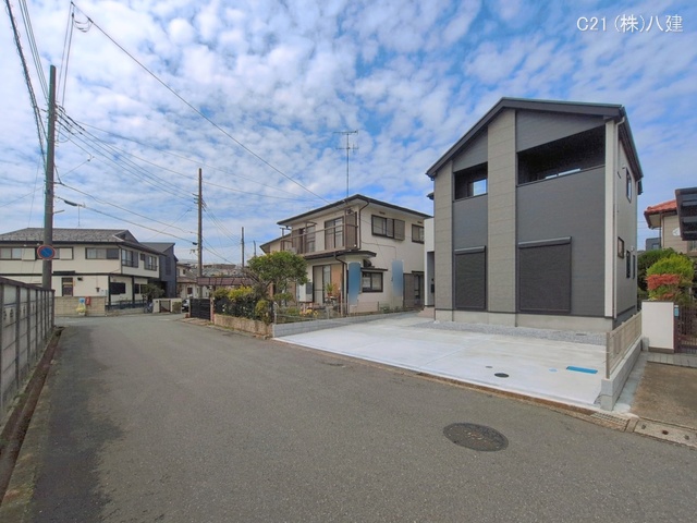 千葉県流山市松ケ丘６丁目の新築戸建て完成写真 2026年3月22日撮影