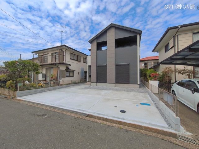 千葉県流山市松ケ丘６丁目の新築戸建て完成写真 2026年3月22日撮影
