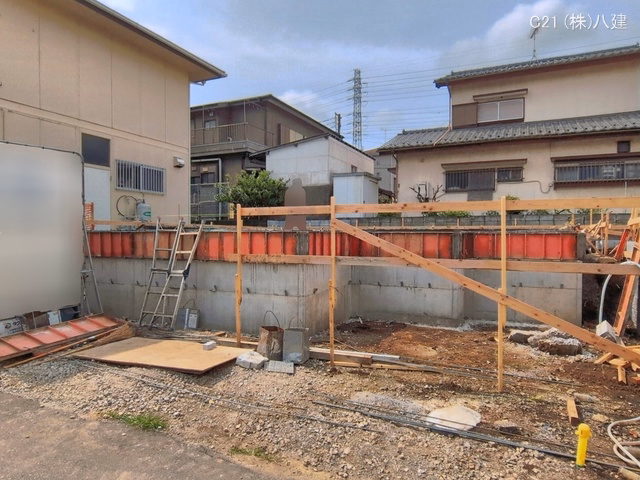 千葉県柏市南増尾5丁目の新築戸建て基礎写真 2026年6月23日撮影