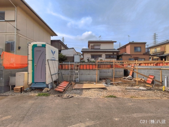 千葉県柏市南増尾5丁目の新築戸建て基礎写真 2026年6月23日撮影