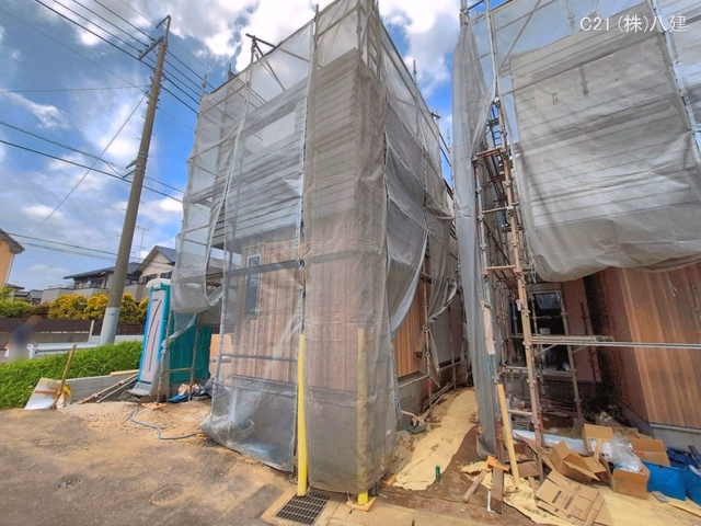 千葉県柏市西原１丁目の新築戸建てシート写真 2026年4月19日撮影