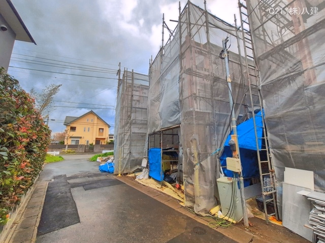 千葉県柏市西原１丁目の新築戸建てシート写真 2026年4月9日撮影