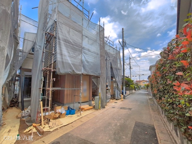 千葉県柏市西原１丁目の新築戸建てシート写真 2026年4月19日撮影